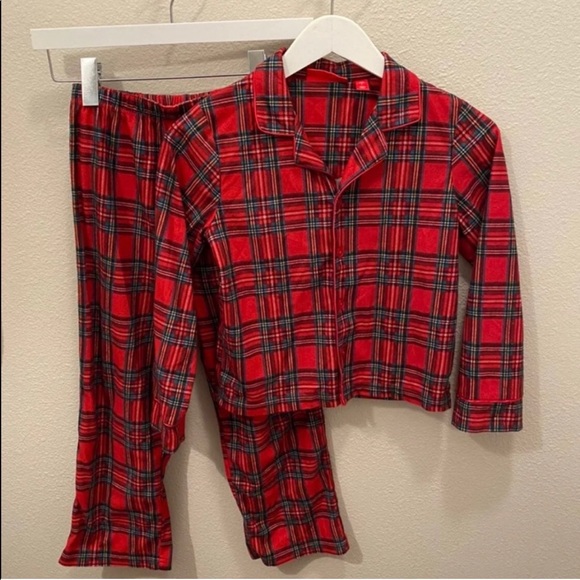 Macy's Pajamas Kids Unisex Red Plaid Christmas Pajamas Poshmark